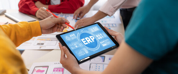 ERP enterprise resource planning software for brisk business to plan the marketing strategy