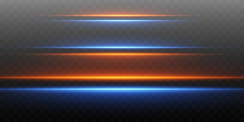 Speed ​​stripes, glitter effect. Neon speed lines and fast wind. Glow effect, powerful energy.Vector.EPS 10.