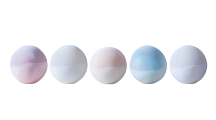 Abstract Spheres with Gradient Colors and Textures for Design Projects