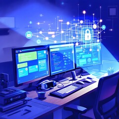 Fototapeta premium Internet 