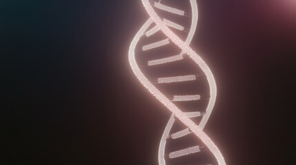 Abstract representation of DNA structure.