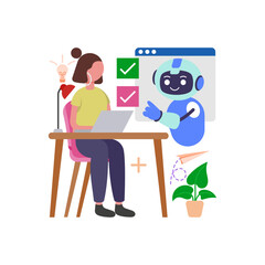 Intelligent Skill Development Systems Vector Illustration