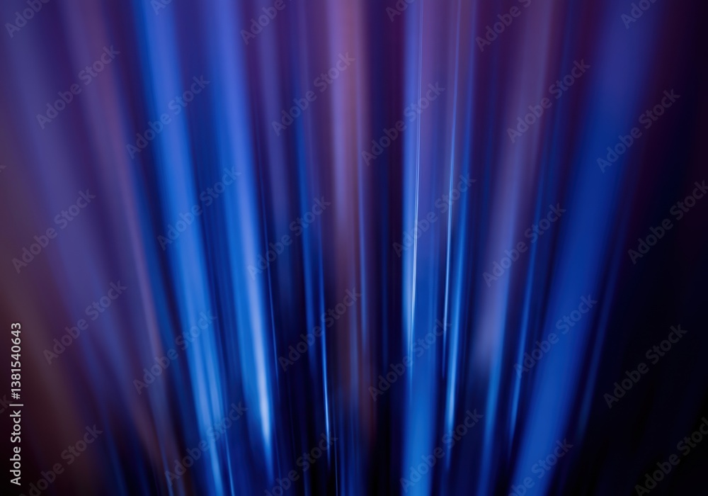 Poster abstract blue light streaks creating a dynamic and vibrant background