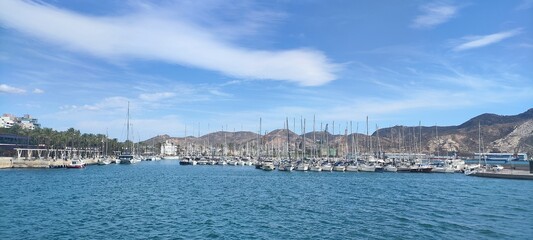 Fototapeta premium Puerto de Cartagena