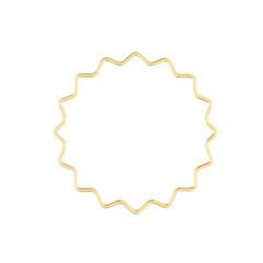 blank badge isolated on white