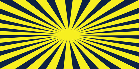 Obraz premium Sunburst Sunshine Rainbow Pattern Background. vector