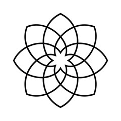 Fototapeta premium mandala vector illustration