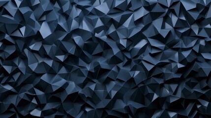 Abstract Dark Geometric Polygon Mesh Surface Pattern Design Background