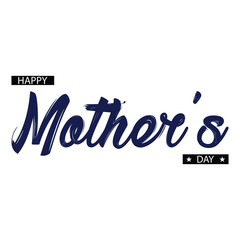 Mother's day greeting card. Vector banner with pink paper heart. Symbol of love and calligraphy text on gray background. .