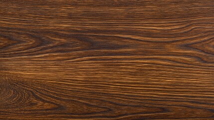 Fototapeta premium Dark oak wood background with elegant horizontal grain lines, smooth and polished texture generative ai
