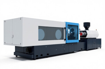 Obraz premium Injection molding machine for the production of plastic products by injection molding isolated