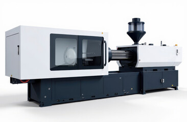 Injection molding machine for the production of plastic products by injection molding isolated