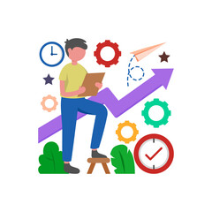 Performance Excellence Standards Vector Illustration