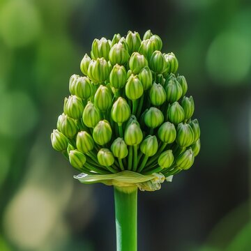 Spring garden Allium paradoxum