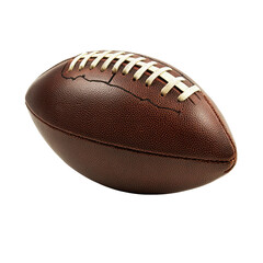 american football Isolated on a white transparent background