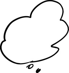 Illustration variation of callouts. Simple illustration. Pop. hand written speech bubble. Vector.	