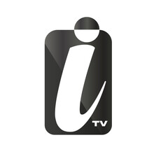 Broadcast Media Channel Logo Design Concept on a Transparent Background