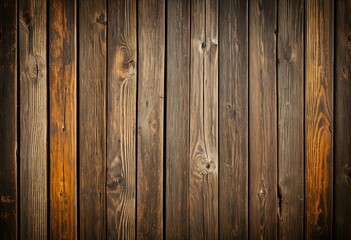 Obraz premium A close up of a wooden wall with peeling paint.