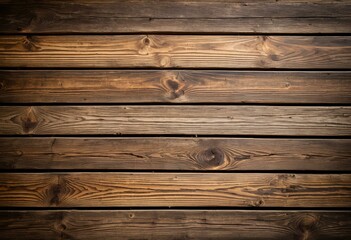 Obraz premium A close up of a wooden wall with knots.