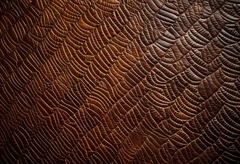 A close up of a wooden panel with a floral design.