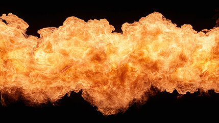 Obraz premium Fire wallpaper high quality film mockup background red yellow flames shoot
