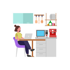 Kitchen Counter Work Session