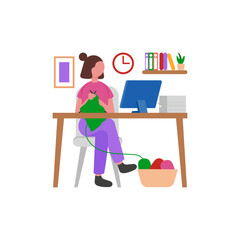 Fototapeta premium Overcoming Work Procrastination Techniques
