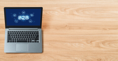 Business person navigates B2B landscape, harness technology to enhance business-to-business...