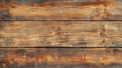 Rustic wooden plank surface with visible grain pattern and horizontal alignment, high detail generative ai
