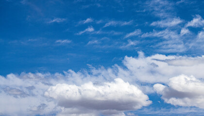 blue sky with clouds