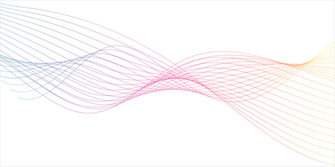 A long exposure photograph. Light Painting Photography - swirly waves of neon multicolor light against a black background