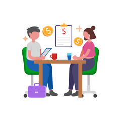 Effective Salary Negotiation Techniques Guide Vector Illustration