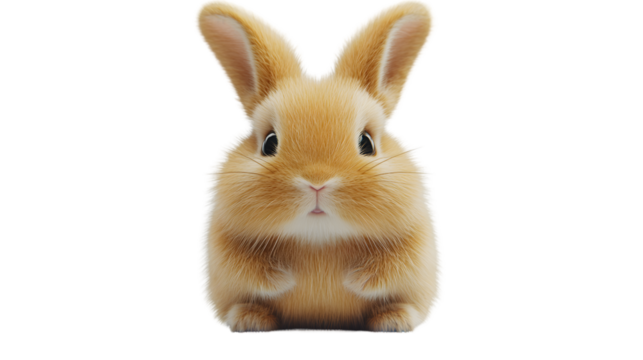 Adorable Fluffy Bunny with Soft Fur and Expressive Eyes Perfect for Easter Nature and Animal