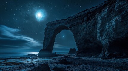 Crescent moon ambiance