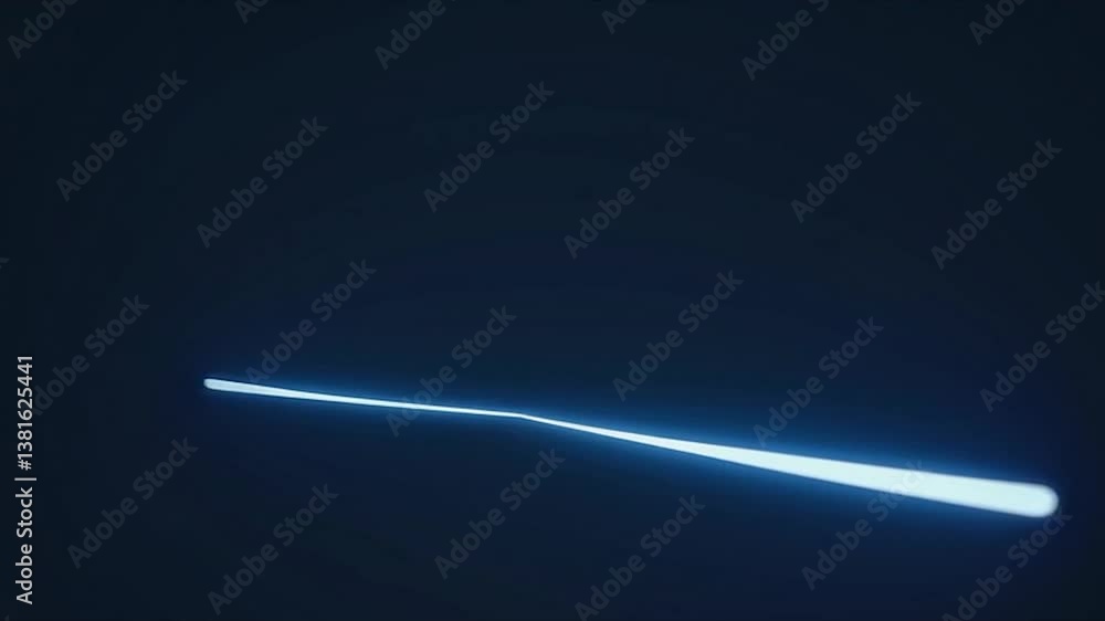 Poster elegant light streaks and strokes are moving smoothly on a dark background, creating a captivating v