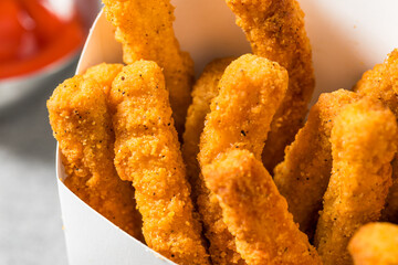 Homemade Crispy Chicken Fries