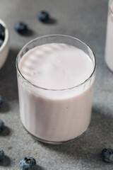 Organic Healthy Blueberry Kefir Smoothie