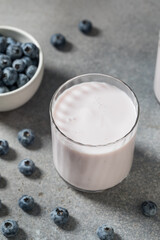 Organic Healthy Blueberry Kefir Smoothie