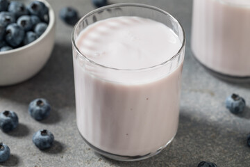 Organic Healthy Blueberry Kefir Smoothie