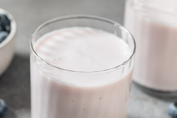 Organic Healthy Blueberry Kefir Smoothie