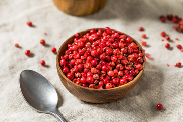 Organic Spicy Red Pink Peppercorns