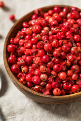 Organic Spicy Red Pink Peppercorns