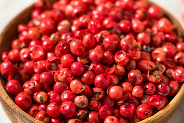 Organic Spicy Red Pink Peppercorns