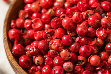Organic Spicy Red Pink Peppercorns