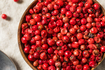 Organic Spicy Red Pink Peppercorns