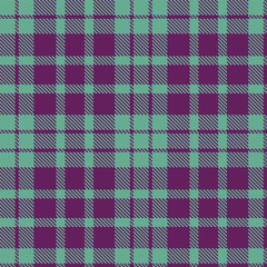 Plaid pattern seamless. Rich Artemesia Green & Traditional Blackest Berry Tartan Fabric Design.