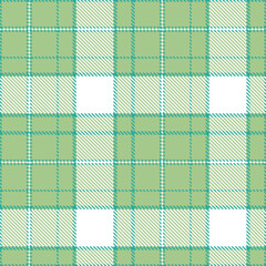 Smoky Ambrosial Oceanside Seamless Tartan with Rich Venerable Verde accents Fabric Design