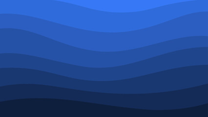 Blue abstract gradient background with waves.