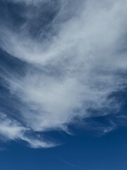 blue sky with clouds