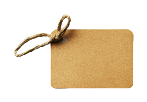 Crafting labels for gifts home aesthetic isolated on transparent background, png